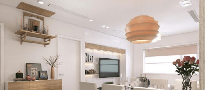 Ảnh 20: Mẫu kệ treo tường có phần nóc ở trên giúp bảo vệ trần nhà