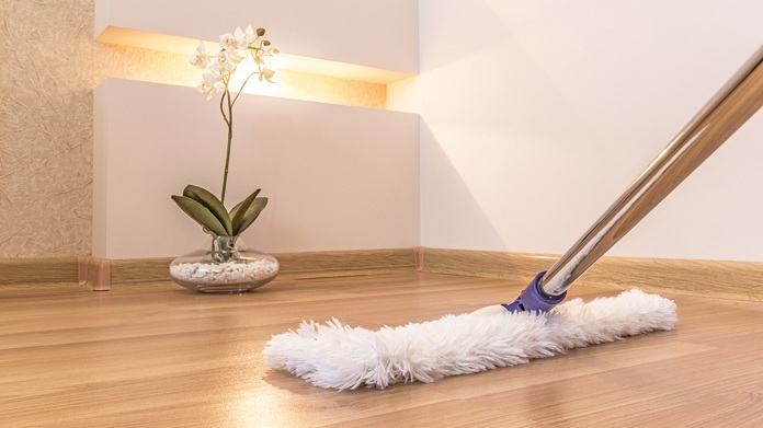 Ảnh 3: Thường xuyên lau sàn để không gian sạch sẽ thoáng mát