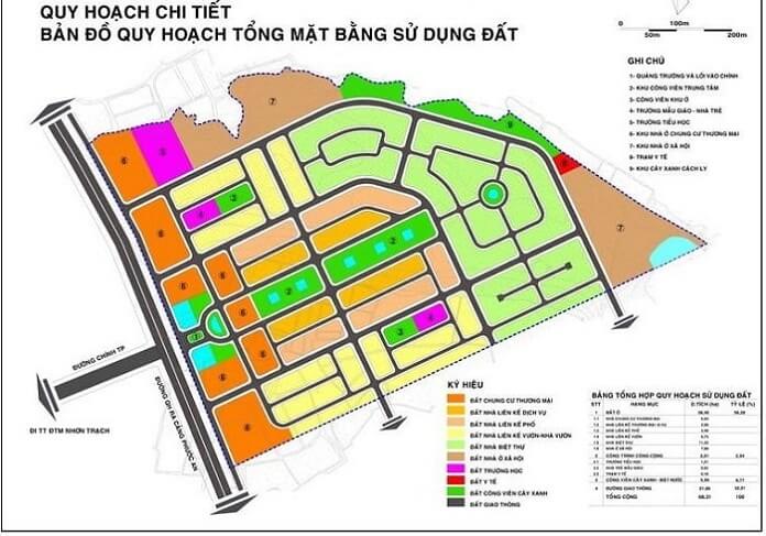 
5. Bản đồ quy hoạch phải in theo đúng tỷ lệ
