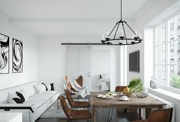 Chung cư với lối thiết kế phòng ăn tiết kiệm diện tích