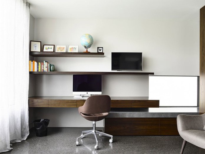 
Phòng làm việc hiện đại thích hợp cho nhiều không gian sống khác nhau
