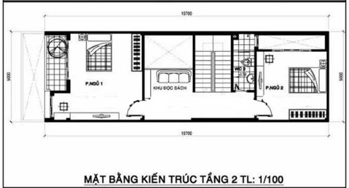 19. Bố trí mặt bằng tầng 2