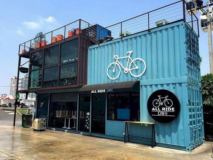 
Hình 17: Quán cafe container độc đáo
