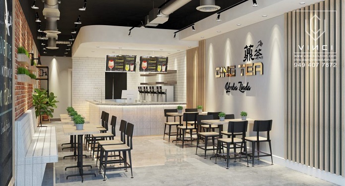 
Hình 23: Quán cafe trà sữa cho các bạn tuổi teen
