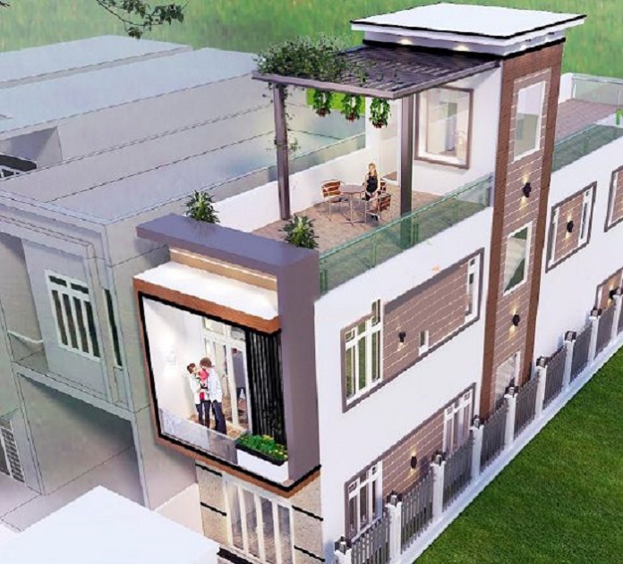 Ảnh 3: Xây dựng tầng tum như thế nào cho hợp lý?