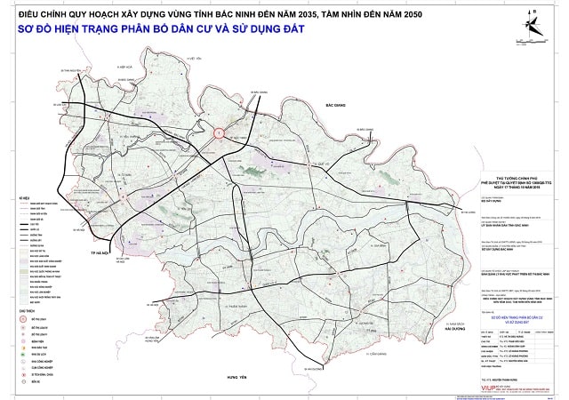  3.Bản đồ quy hoạch Bắc Ninh về dân cư và đất đai