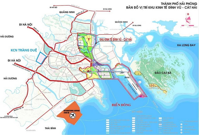  3.Bản đồ quy hoạch Hải Phòng mới nhất 2021
