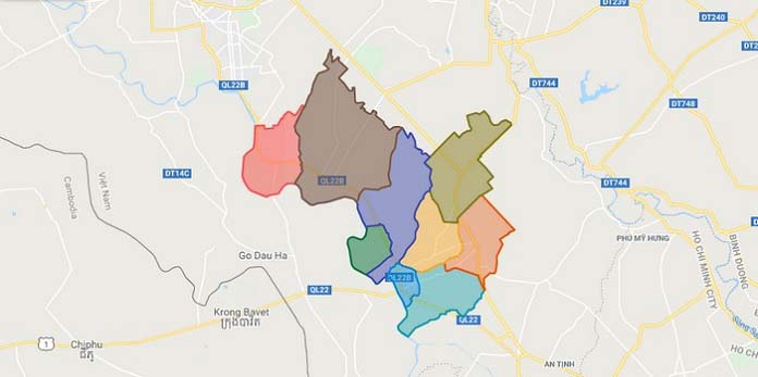 
4.Bản đồ quy hoạch huyện Gò Dầu
