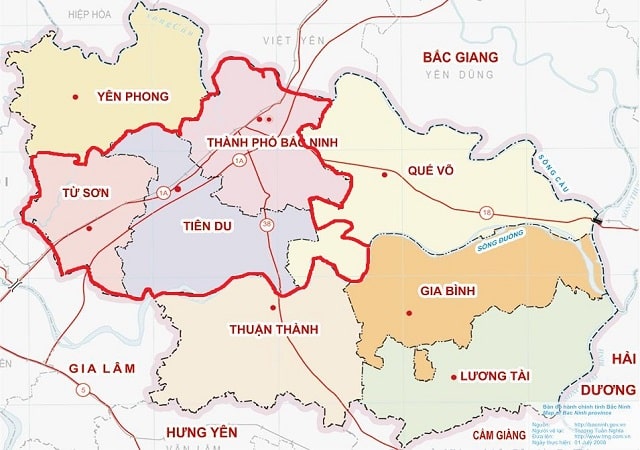  2.Bản đồ quy hoạch Bắc Ninh