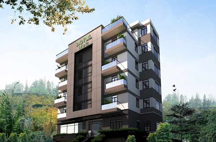 
10. Thiết kế khách sạn hiện đại
