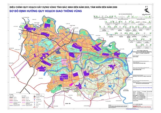  4.Bản đồ quy hoạch Bắc Ninh về hạ tầng giao thông