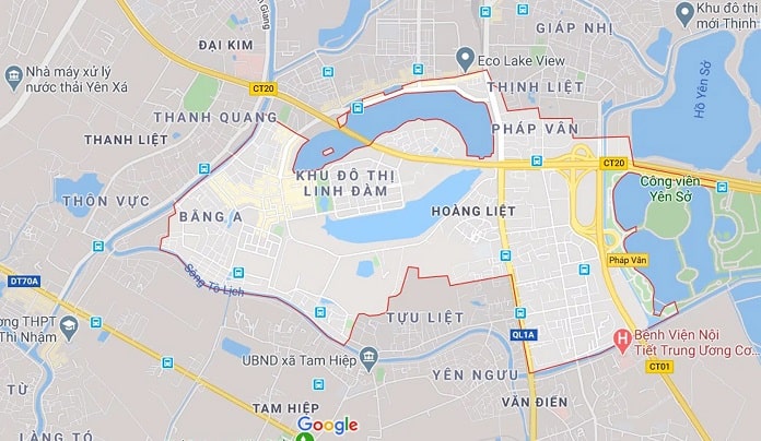 4. Quy hoạch giao thông đối ngoại quận Hoàng Mai