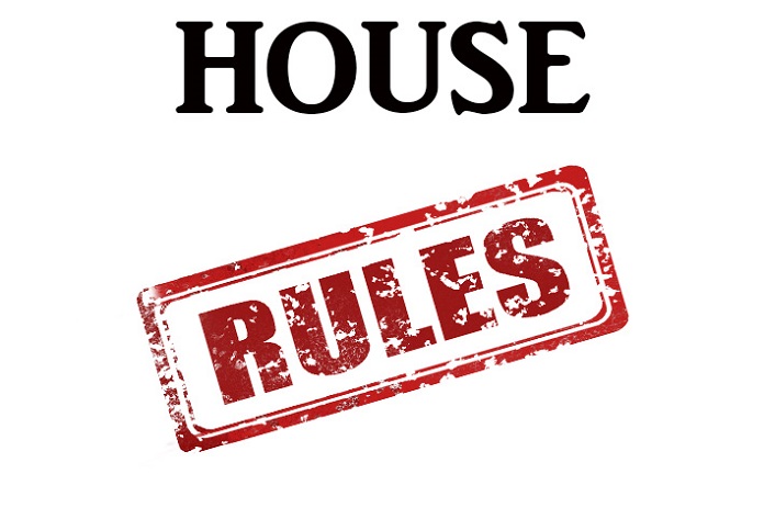 
House rules là những thứ bắt buộc phải đọc qua trước khi đặt phòng
