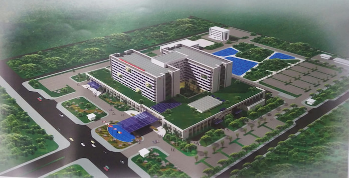 
Ảnh 1: Khu đất thiết kế bệnh viện đa khoa Hà Giang có địa hình thoáng đãng, thuận lợi cho giao thông
