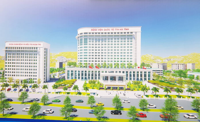 
Ảnh 6: Thiết kế bệnh viện đa khoa quốc tế Hà Tĩnh với hệ thống khu y tế được bố trí phù hợp
