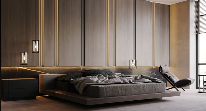 
Ảnh 14: Không gian phòng ngủ theo phong cách contemporary có thiết kế nội thất đơn giản và hài hoà
