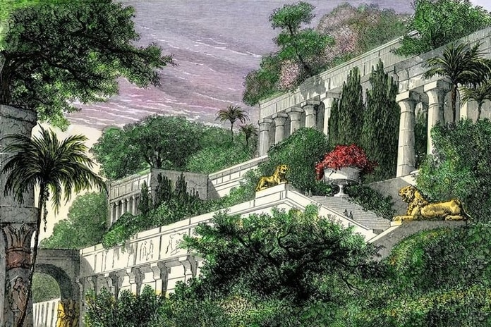 
Ảnh 2: Công trình kiến trúc tuyệt phẩm của nền văn minh Lưỡng Hà - vườn treo Babylon
