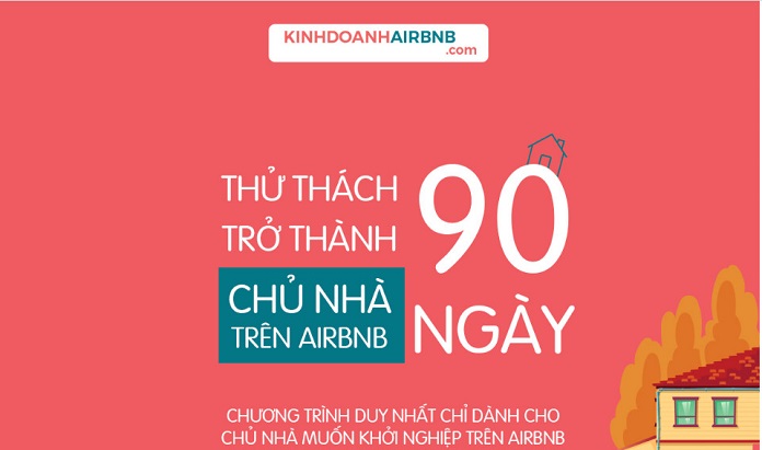  Tham gia thử thách 90 ngày kinh doanh AirBnb