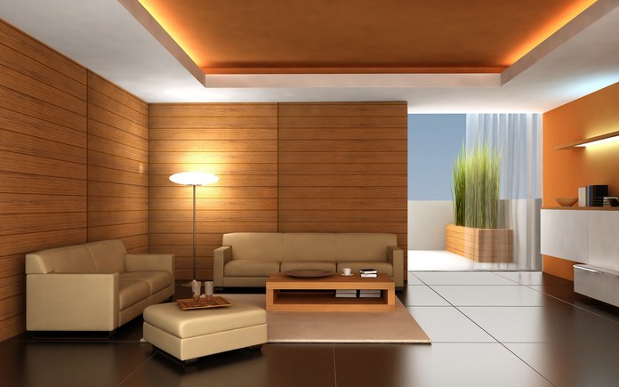  Ảnh 11. thiết kế phòng khách khá đơn giản và mộc mạc bằng gỗ