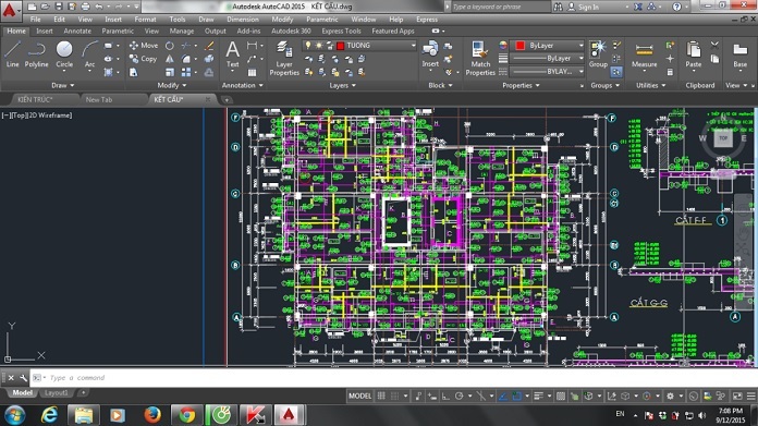 
Ảnh 5: Bản vẽ chung cư 15 tầng
