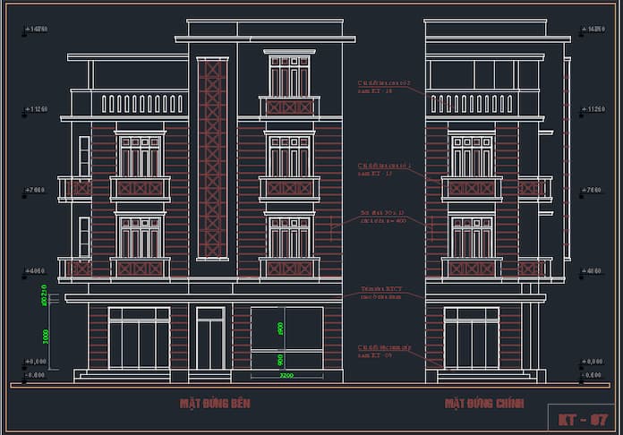 
Ảnh 10: Bản vẽ cad biệt thự đầy đủ sẽ là một mô hình phác họa đầy đủ kết cấu cũng như kiến trúc nhà bạn
