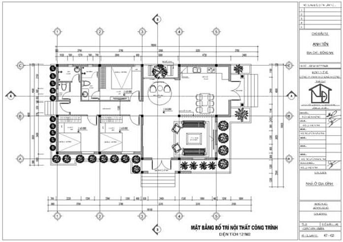 
Ảnh 2: Bản thiết kế mẫu nhà cấp 4 mái thái 2 mặt tiền thông thoáng
