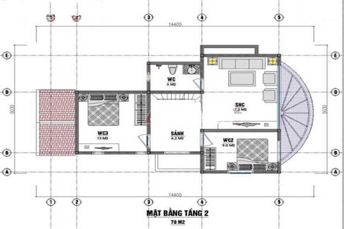 
Ảnh 7: Bảng thiết kế tầng lửng
