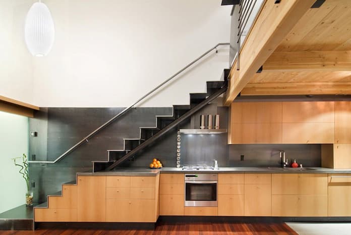  Ảnh 3: Cách thiết kế bếp dưới gầm cầu thang chuẩn nhất