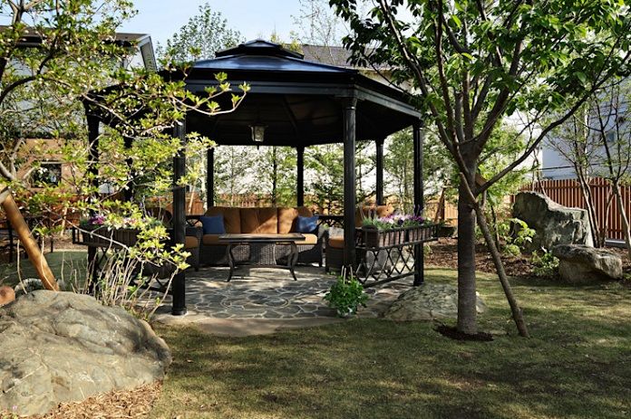 Ảnh 3: Chòi nghỉ sân vườn bằng sắt