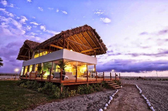 Ảnh 5: Chòi nghỉ sân vườn bằng tre