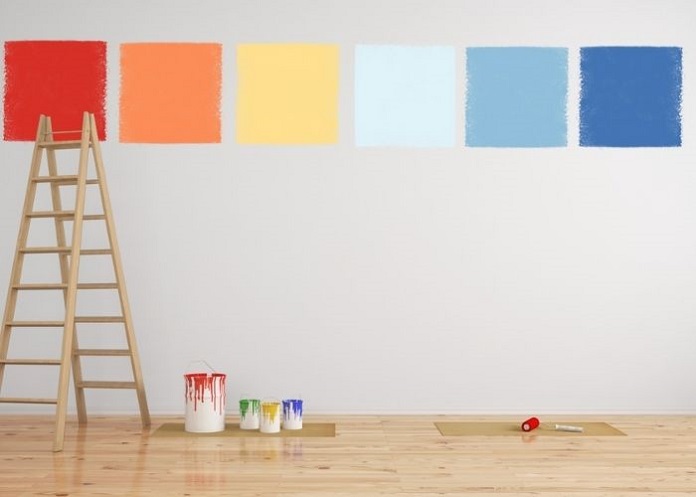
Ảnh 2: Tự son nhà cần chọn màu sơn nhà đẹp và số lượng sơn cần mua
