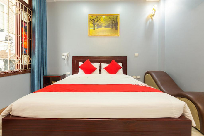 
Ảnh 2: Một mẫu giường đôi là lựa chọn thích hợp nhất cho mọi thiết kế nhà nghỉ
