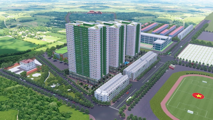 Ảnh 1: IEC Thanh Trì được trang bị tiện ích đa dạng, phong phú phục vụ cư dân