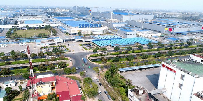 Ảnh 5: KCN Yên Phong 1 với tổng diện tích lên đến 658 ha