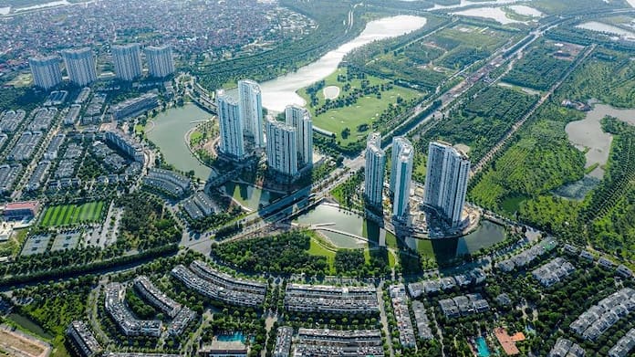 Ảnh 4: Khu đô thị sinh thái Ecopark - nơi giao thoa giữa môi trường tự nhiên với không gian đô thị