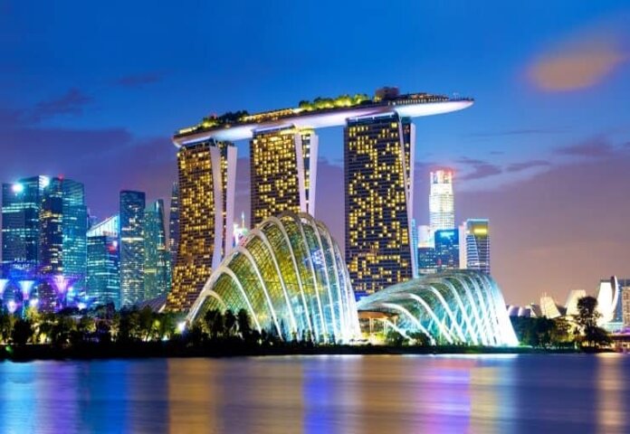 
Ảnh 5: Công trình kiến trúc Singapore độc đáo của Marina Bay Sands
