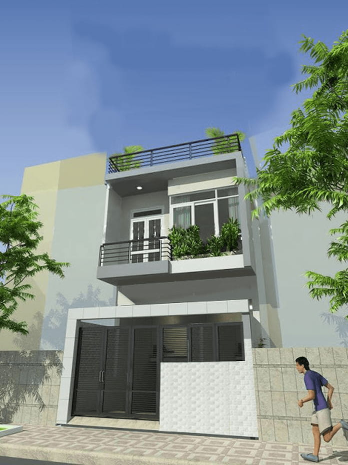 
Ảnh 35. Mẫu nhà 2 tầng 3 phòng ngủ 5x15m mặt phố
