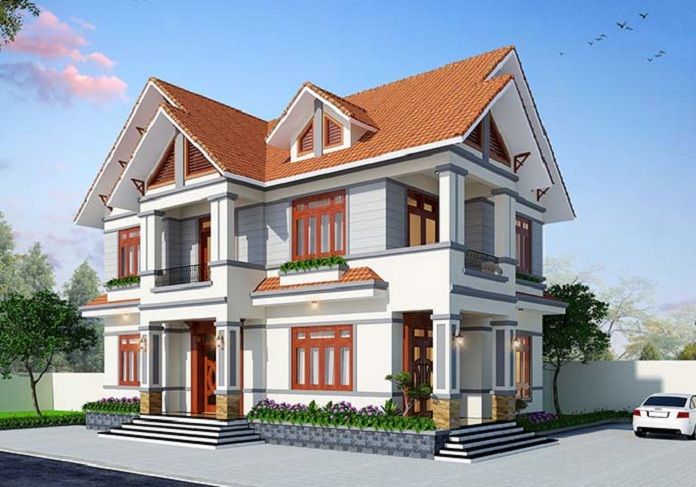 Ảnh 12. Mẫu thiết kế nhà 2 tầng 800 triệu mái gói là sự lựa chọn tuyệt vời ( Nguồn: Internet)