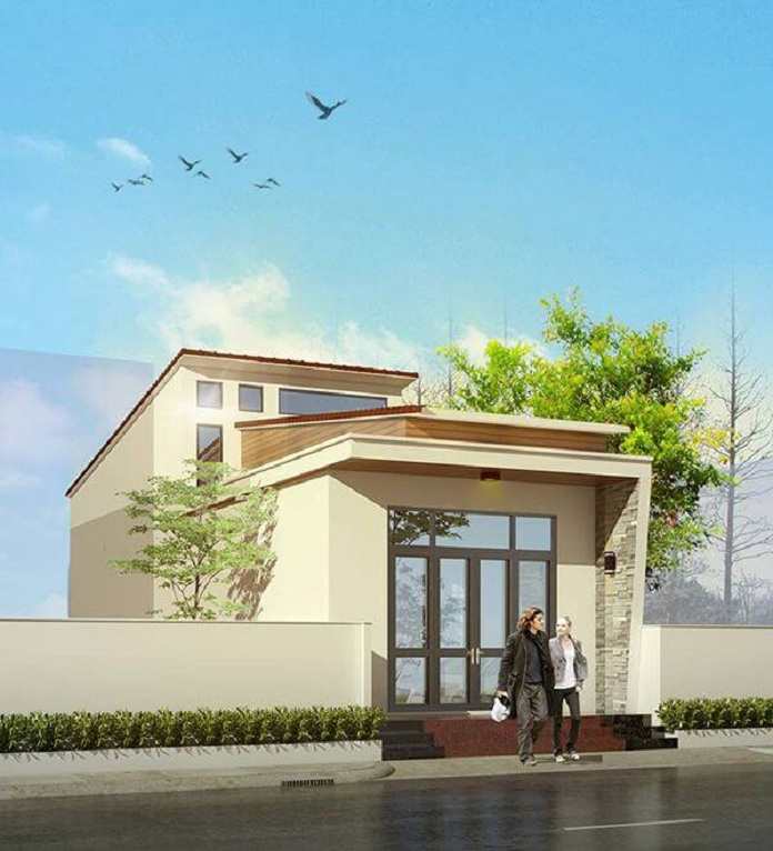 
Ảnh 4: Phối Xây nhà cấp 4 có gác lửng 4x12 mái thái ( Nguồn: Internet)
