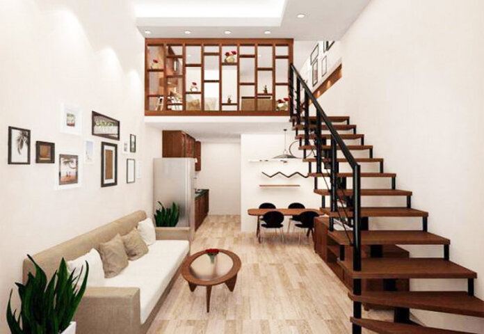 Ảnh 6: Mẫu nhà cấp 4 có gác lửng mẫu 1