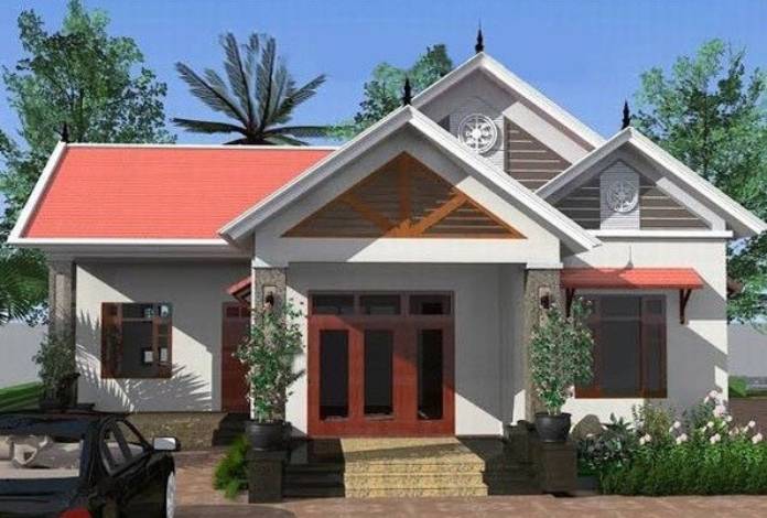 Ảnh 5: Xây nhà cấp 4 giá 500 triệu mái thái được nhiều người lựa chọn