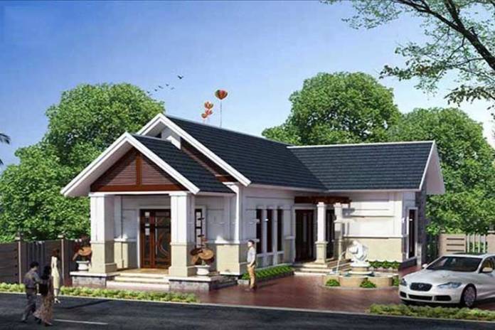 Ảnh 6: Đây là một trong những mẫu nhà cấp 4 mái thái giá 500 triệu đẹp nhất.
