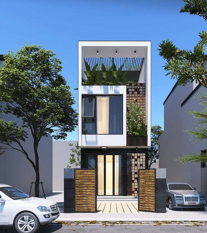 Ảnh 12. Mẫu nhà phố 4x21 m2 cực đẹp và tiện nghi