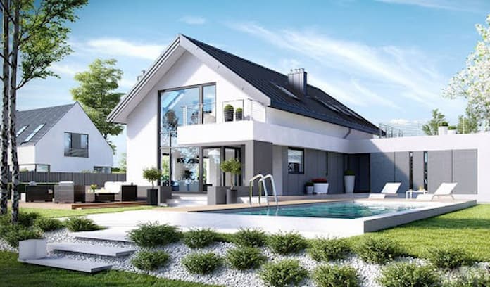 
Ảnh 3: Thiết kế mái thái đẹp tạo cho ngôi nhà vẻ đẹp của sự hiện đại và bền vững
