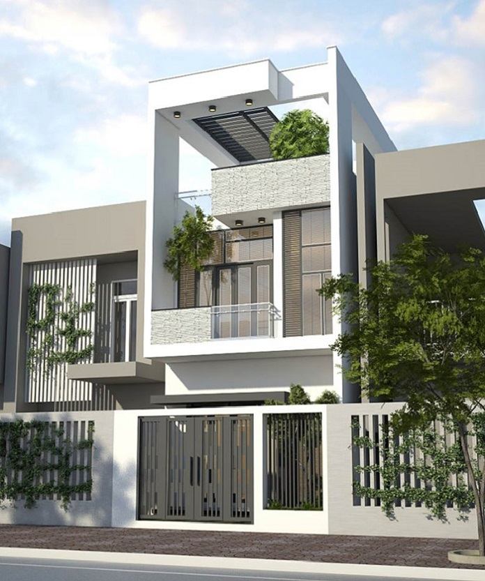 Ảnh 14: Mẫu nhà phố 3 tầng 6x20m hiện đại