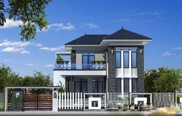 
Ảnh 19: Công năng mẫu nhà 2 tầng chữ L 100m2 hiện đại theo phong cách Châu Âu
