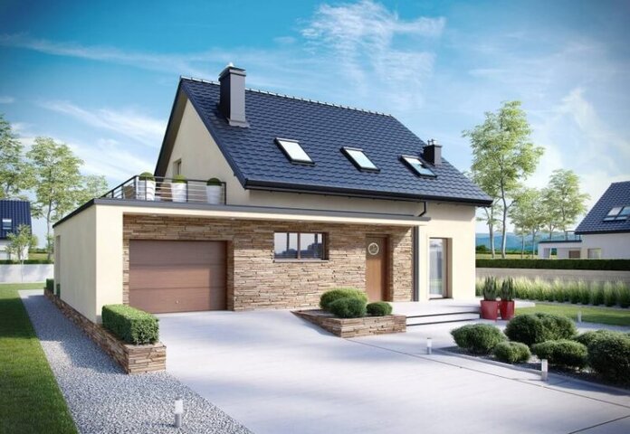 Ảnh 13: Nhà cấp 4 phong cách châu Âu mẫu 2