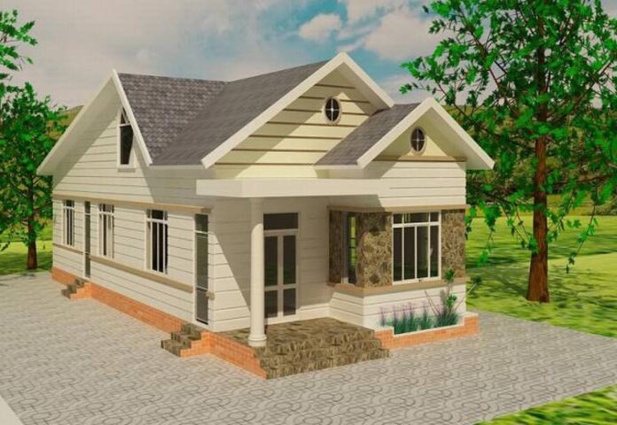 Ảnh 3: Nhà cấp 4 3 phòng ngủ hiện đại mẫu 2