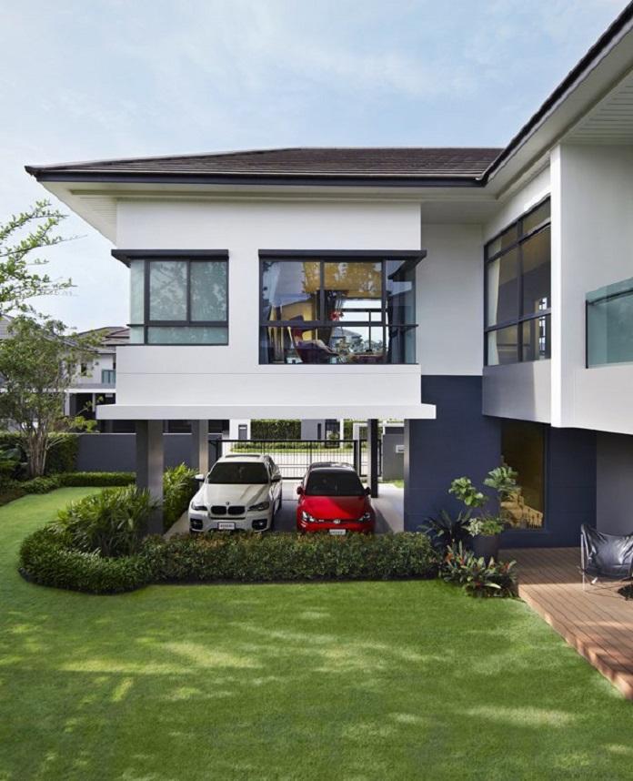 
Ảnh 3: Nhà cấp 4 mái thái chữ L đẹp
