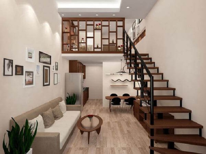 
Ảnh 7: Thiết kế nội thất mẫu nhà cấp 4 4x12m mái bằng ( Nguồn: Internet)
